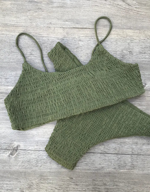 Load image into Gallery viewer, 2017 Sexy Ruffled Triangle Bikini Swimwear

