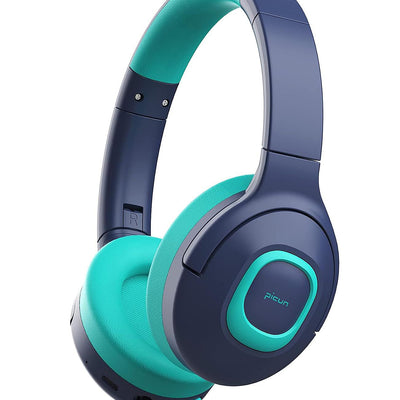Picun E5 Kids Bluetooth Headphones with Microphone Foldable Kids Wireless Headphones with Volume Limit 85dB/93dB Bluetooth 5.3 Sharing Function Over-Ear Toddler Headphones for School/iPad/Tablet