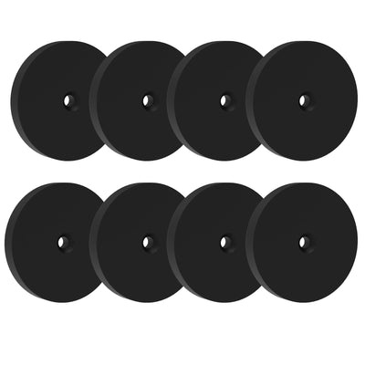 AplysiaTech Gun Magnet 35 Pounds Capacity Magnetic Soft Rubber Gun Mounts Holder for Pistol Revolver Rifle Carbine Shotgun and More Self Defense Home Bedroom Desk Car and Truck Accessories(8 Pack)