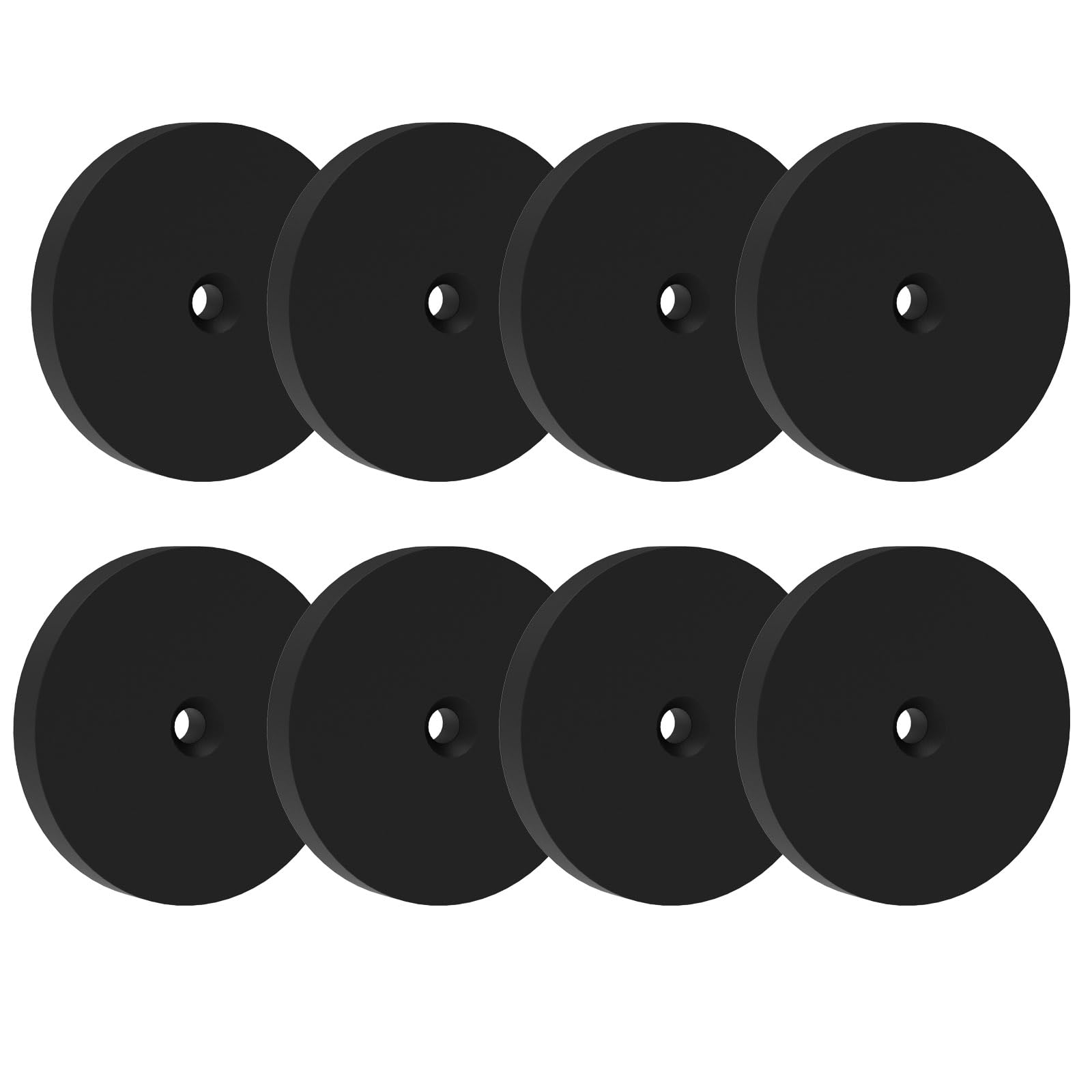 AplysiaTech Gun Magnet 35 Pounds Capacity Magnetic Soft Rubber Gun Mounts Holder for Pistol Revolver Rifle Carbine Shotgun and More Self Defense Home Bedroom Desk Car and Truck Accessories(8 Pack)