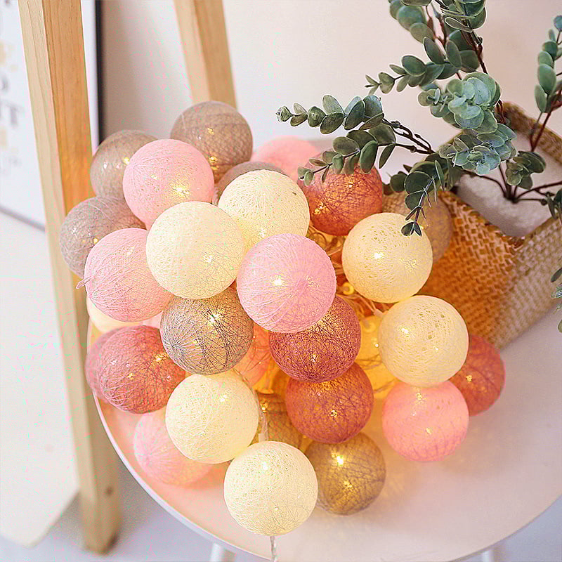 LED Cotton Thread Starry Lanterns