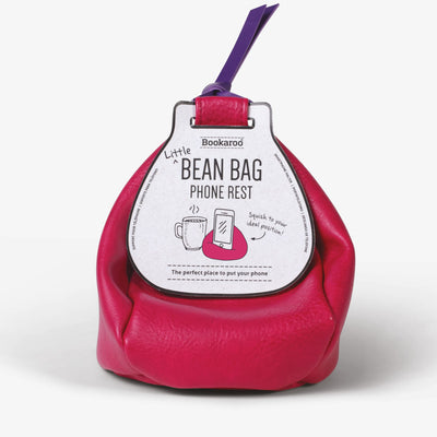 Bookaroo Little Bean Bag Phone Rest - Pink Phone Holder