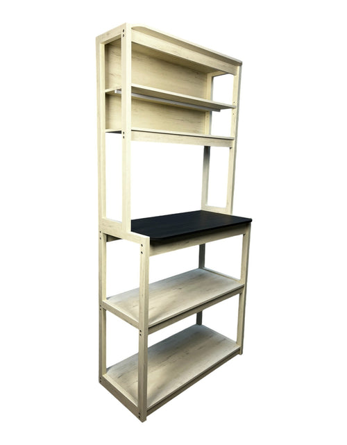 Cargar imagen en el visor de la galería, Estante de embalaje de 5 niveles para gabinetes de cocina, cafeterías, estantes de cocina, estantes para microondas
