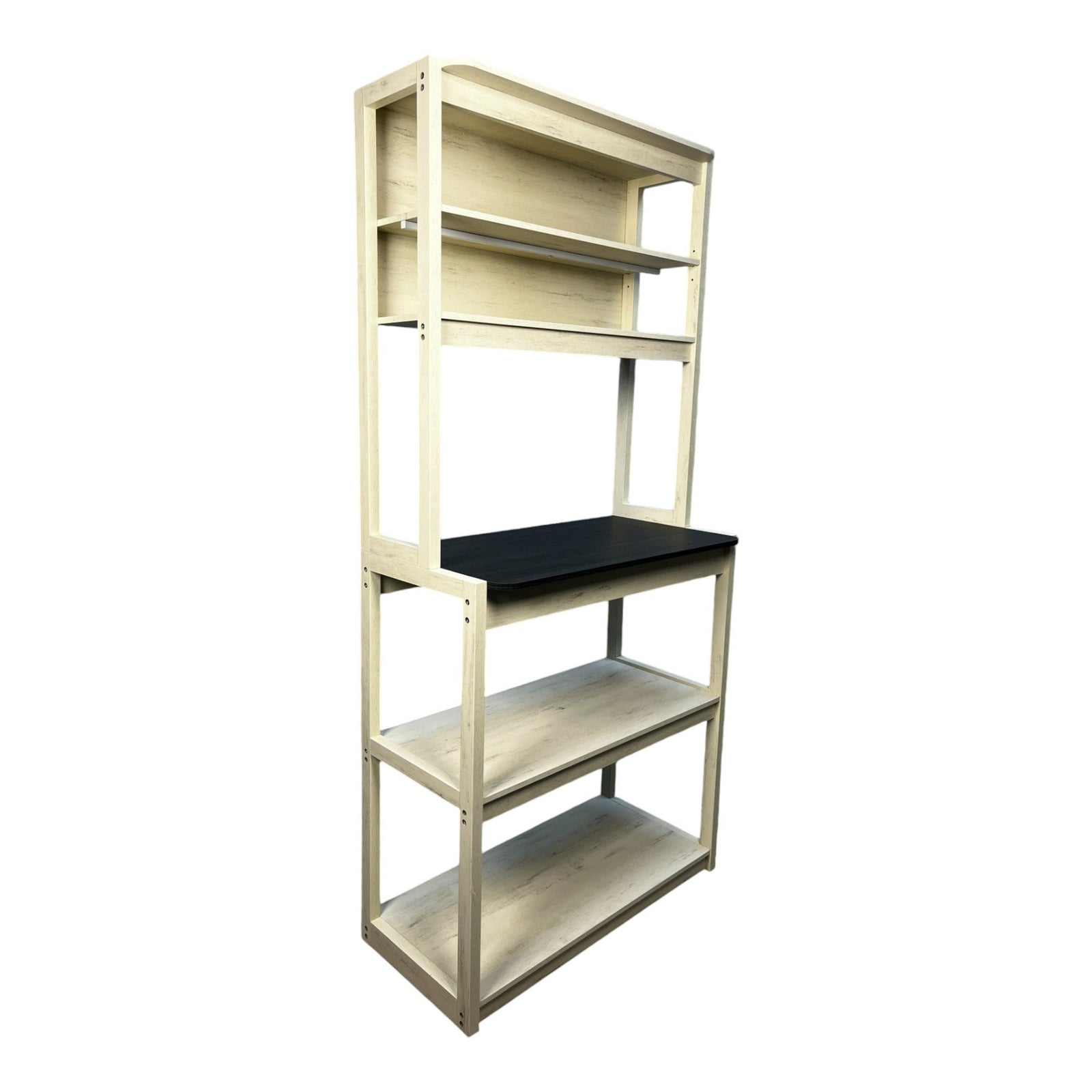 Estante de embalaje de 5 niveles para gabinetes de cocina, cafeterías, estantes de cocina, estantes para microondas