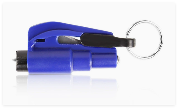 Mini Car Window Breaker Keychain