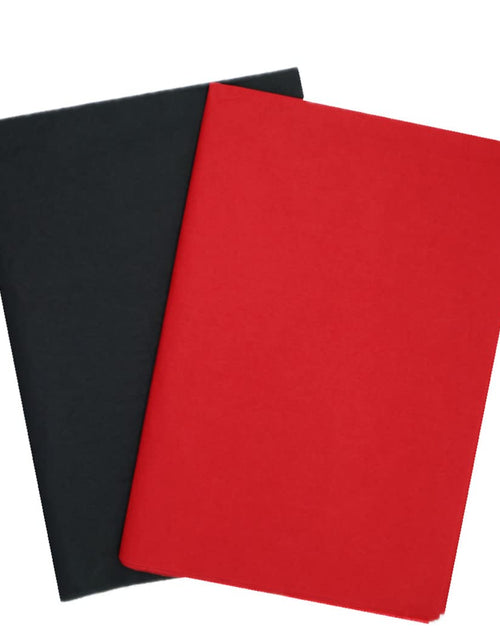Load image into Gallery viewer, MORANTI Red Black Bulk Tissue Gift Wrapping Paper 30 Sheets 19.7 Inch x 27.5 Inch Suitable for Gift Bags Gift Box Packaging Holidays DIY Fringe Shred Filled Confetti Party Decorations
