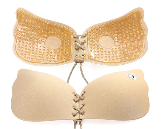 Soutien-gorge invisible, caches-tétons en silicone, ensemble de lingerie