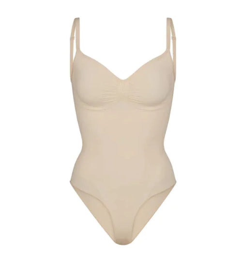 Load image into Gallery viewer, High Elastic Seamless Shapewear Jumpsuit with Sling and Open Back
