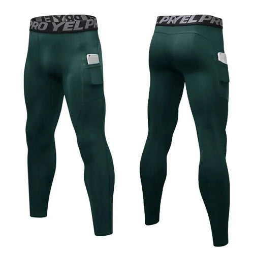 Load image into Gallery viewer, Custom Men’s Compression Leggings for Gym &amp; Running
