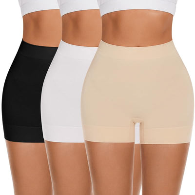 FRESBEIT Slip Shorts for Women Under Dress Boyshorts Panties Anti Chafing Shorts Smooth Shapewear Shorts 3XL