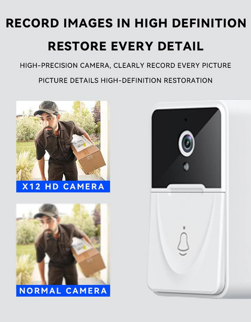 Load image into Gallery viewer, Wireless Security WiFi Smart Doorbell Intercom Video Camera Bell Chime Door Ring
