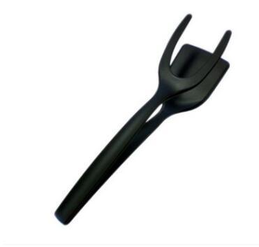 Pinzas 2 en 1 para sujetar y voltear huevos, pinzas para espátula, pinzas para panqueques, huevo frito, tostadas francesas, tortilla, accesorios de cocina invertidos