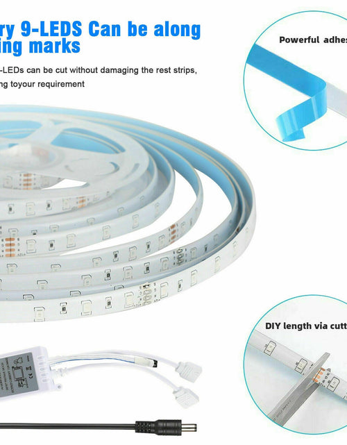 Load image into Gallery viewer, 32FT LED Strip Lights Remote Control Bedroom Waterproof for Indoor Outdoor Use
