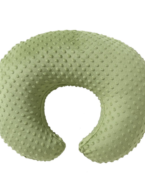 Load image into Gallery viewer, QUENESS Nursing Pillow Cover Breastfeeding Pillow Cases Plush Dot Slipcover (Sage)
