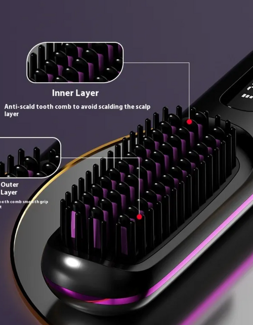 Cargar imagen en el visor de la galería, Ceramic Heat Hair Straightening Comb
