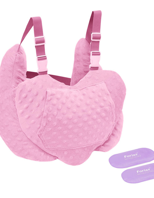 Load image into Gallery viewer, Forias Post Mastectomy Pillow With 2 Ice Packs Breast Reduction &amp; Augmentation Recovery Supplies Breast Pillow After Heart Surgery Pillow Mastectomy Recovery Must Haves Mastectomy Gifts for Women
