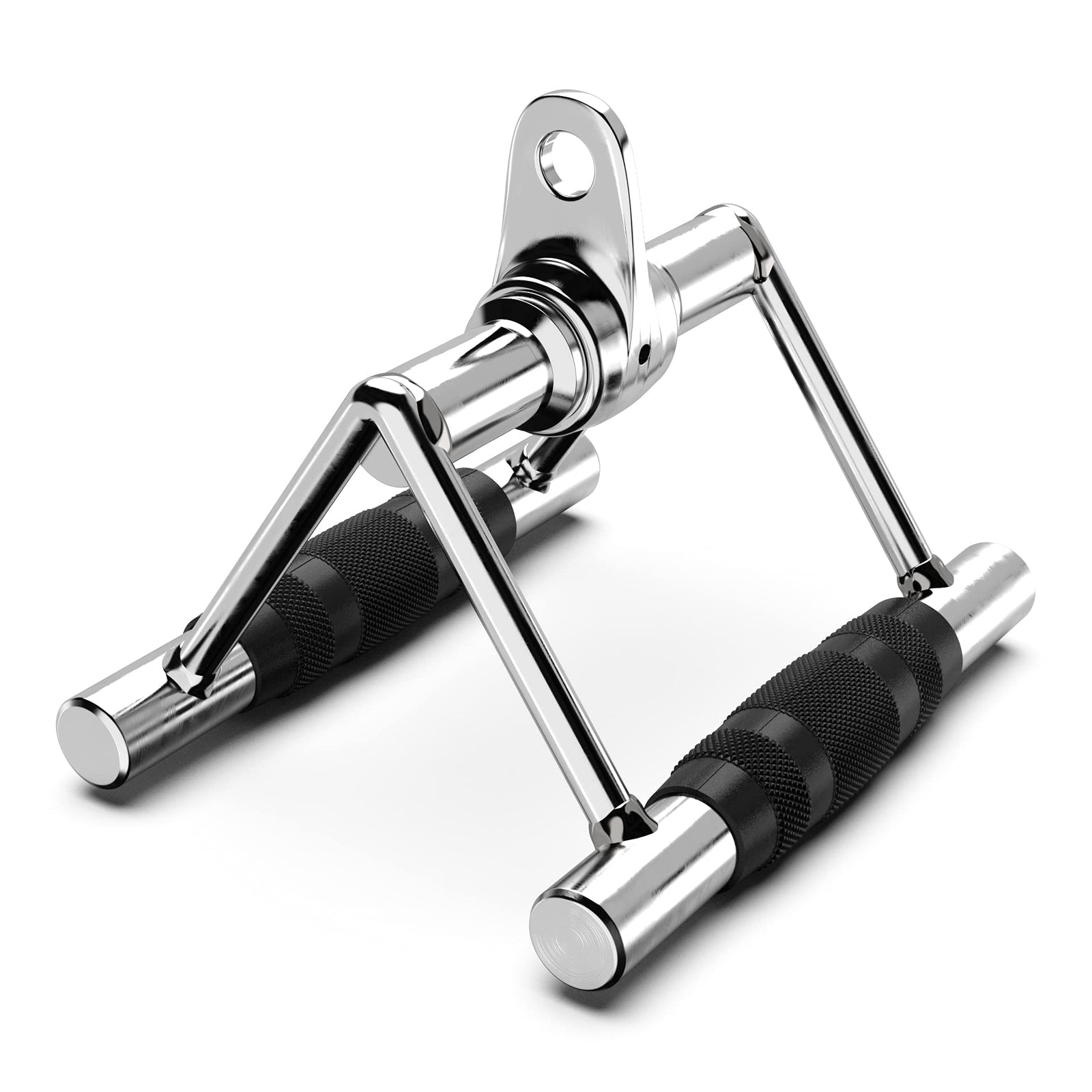 Synergee Double D Handle Cable Attachment – Home Gym Accessory for Cable Machine Close Grip V Bar Grip for Weight Workout