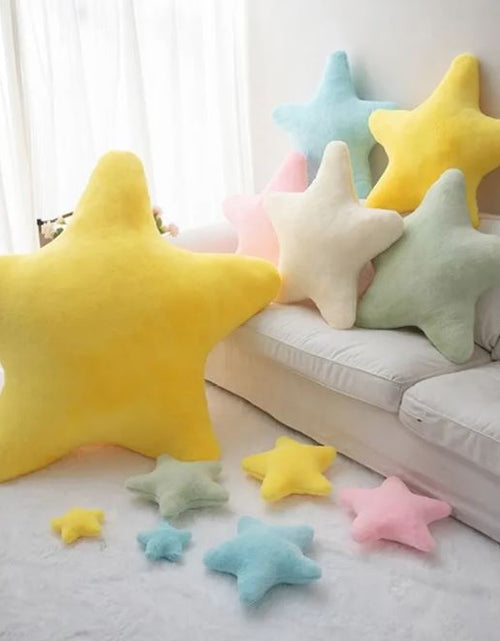 Load image into Gallery viewer, Star Pattern Super Soft Plush Pillow
