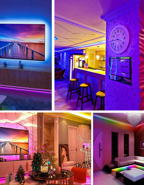 Load image into Gallery viewer, 32FT LED Strip Lights Remote Control Bedroom Waterproof for Indoor Outdoor Use
