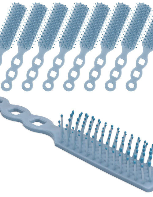 Load image into Gallery viewer, 100 Pack Hair Brushes in Bulk for Homeless Hair Brush Bulk Soft Bristles Brush for Curly Wavy Hair Blow Drying Styling Detangling Suitable for Shelter Hotel(Blue)
