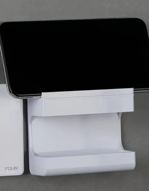 Cargar imagen en el visor de la galería, Soporte de teléfono para pared, caja organizadora autoadhesiva
