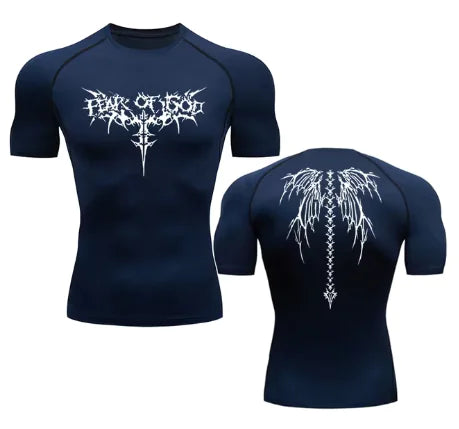 Load image into Gallery viewer, Anime Print Gym Sport Quick Dry Gym TShirts
