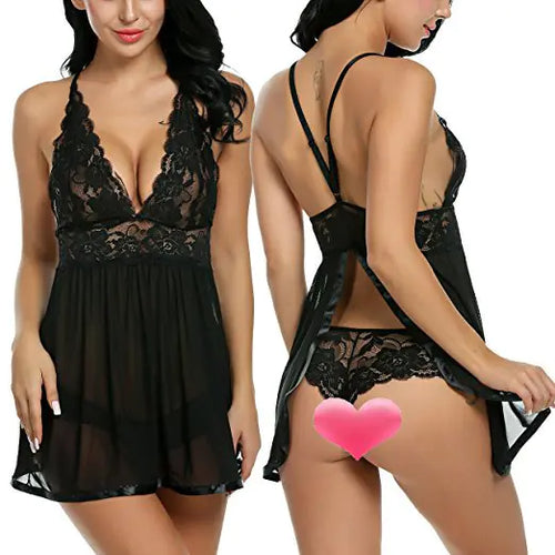 Load image into Gallery viewer, Open-Slit Lingerie Set for Women
