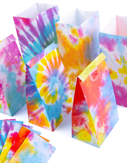 Load image into Gallery viewer, STARRKY 40PCS Party Favor Paper Bags Tie Dye Gift Bags Camouflage Treat Bags Goody Bags Tie Dye Party Accessories for Party Favors Kids Birthday Party
