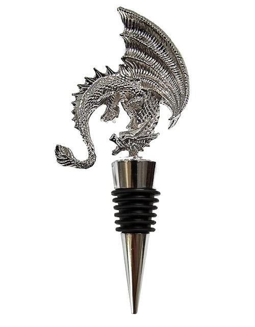 Load image into Gallery viewer, Lockban Dragon Wine Stoppers Gothic Metal Alloy Design Bottle Stopper for Dragon Gift Party Decorative
