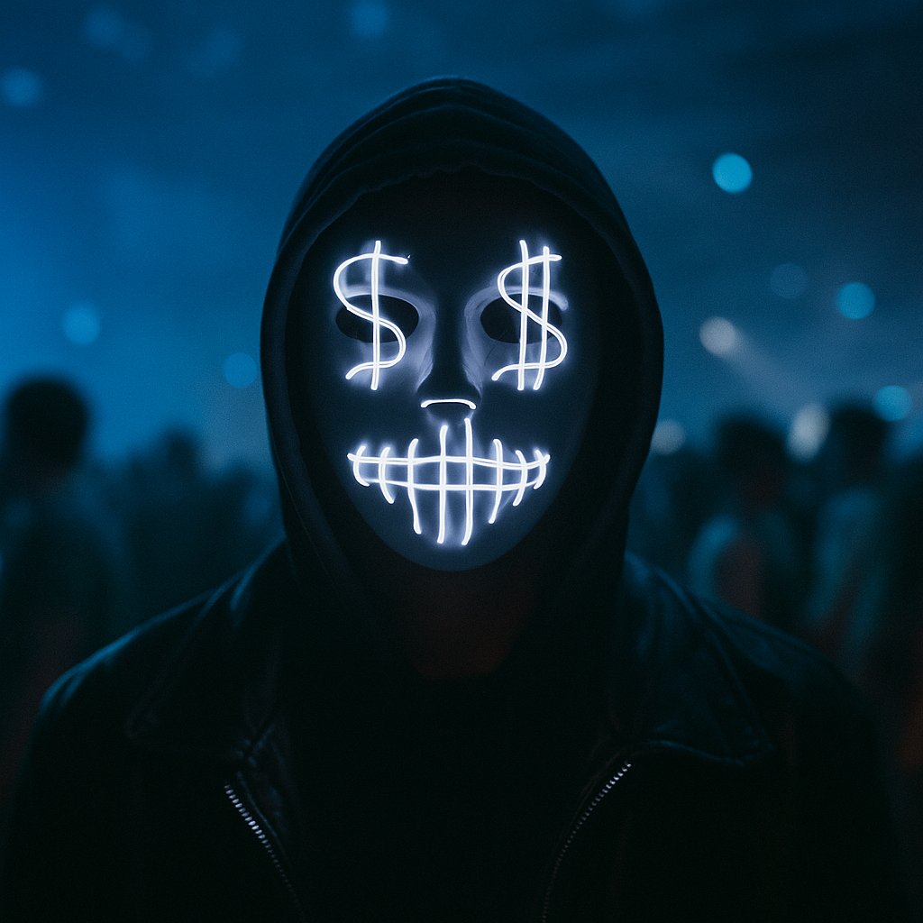Dollar Sign Party Mask