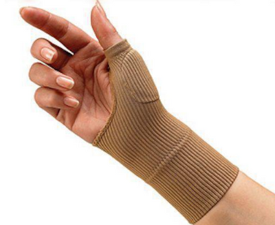 Black Wrist Support Gloves for Training and Recovery