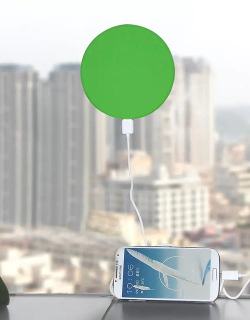 Load image into Gallery viewer, Solar-Powered Mobile Charger with Suction Cup Mount
