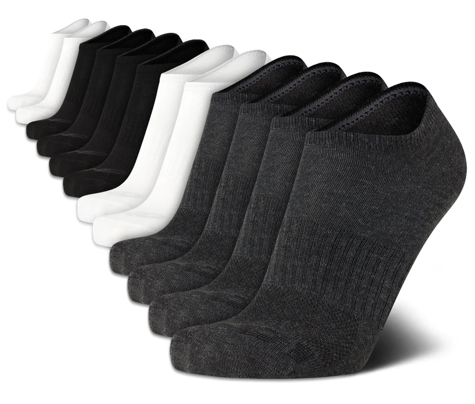 AND1 Mens Socks - PROPLATINUM Lightweight Low Cut Socks (12 Pack) Size 6-12.5 Assorted