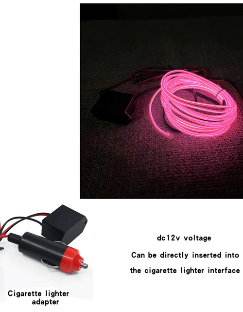 Load image into Gallery viewer, Neon LED Light Glow EL Wire String Strip Rope Tube Decor Car Party + Controller
