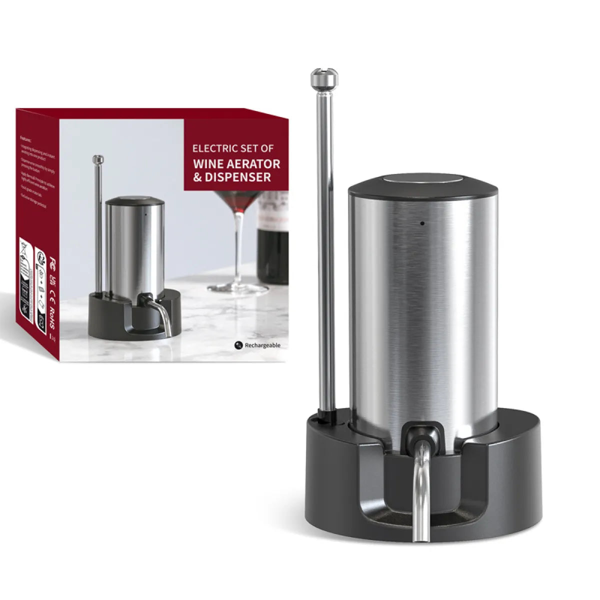 Aireador automático de vino