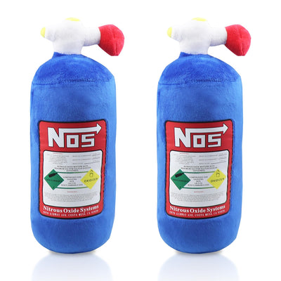 2 almohadas de reposacabezas de coche con diseño de botella NOS, almohada cervical para coche, almohada para reposacabezas, almohada de apoyo para el cuello para asiento de coche, silla de oficina, viajes, 27,9 x 11,9 cm (2)