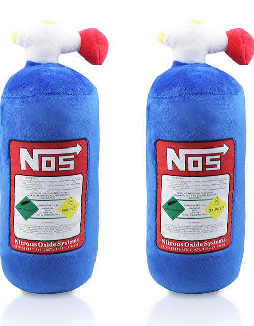 Cargar imagen en el visor de la galería, 2 almohadas de reposacabezas de coche con diseño de botella NOS, almohada cervical para coche, almohada para reposacabezas, almohada de apoyo para el cuello para asiento de coche, silla de oficina, viajes, 27,9 x 11,9 cm (2)
