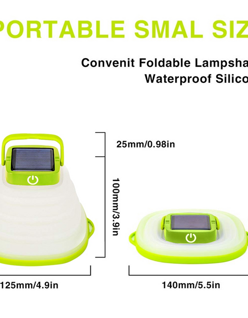 Load image into Gallery viewer, Solar Camping Lantern – Foldable, Multi-Mode LED Light
