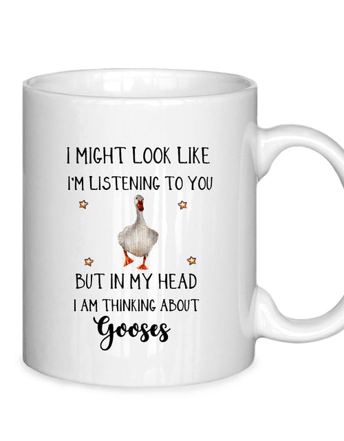 Cargar imagen en el visor de la galería, Tazas de Ganso ignytiger Taza de Café Divertida de Ganso Regalos de Ganso Regalos de Ganso para Amantes de los Gansos Regalos Divertidos de Gansos Taza de Café de Cerámica de Ganso Animal de Granja de 11 oz
