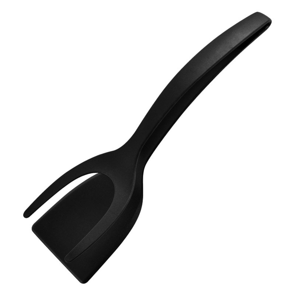 Pinzas 2 en 1 para sujetar y voltear huevos, pinzas para espátula, pinzas para panqueques, huevo frito, tostadas francesas, tortilla, accesorios de cocina invertidos