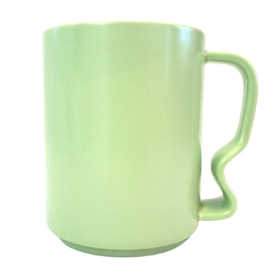 Taza de café ergonómica con agarre antideslizante, más cómoda que las tazas tradicionales (espuma marina 1)