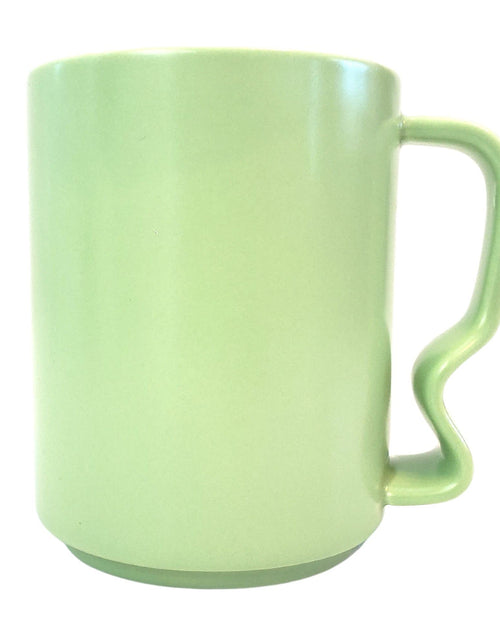 Cargar imagen en el visor de la galería, Taza de café ergonómica con agarre antideslizante, más cómoda que las tazas tradicionales (espuma marina 1)
