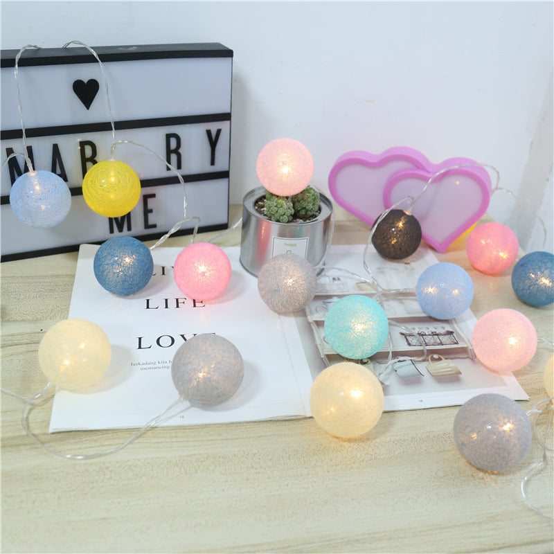 LED Cotton Thread Starry Lanterns
