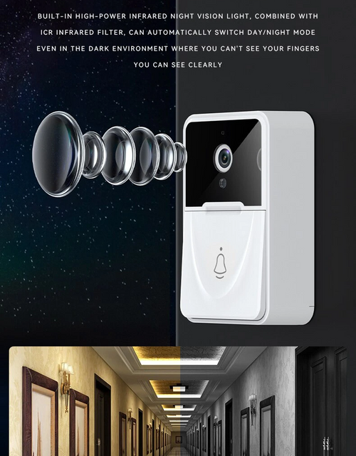 Load image into Gallery viewer, Wireless Security WiFi Smart Doorbell Intercom Video Camera Bell Chime Door Ring
