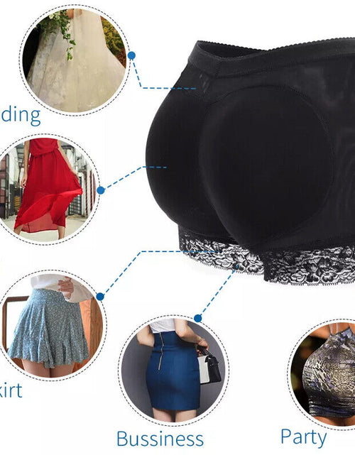 Load image into Gallery viewer, Booty Shaper Padded Underwear Panty Women's FAKE ASS Butt Lifter &amp; Hip Enhancer
