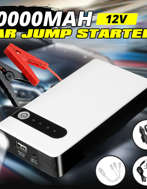 Cargar imagen en el visor de la galería, Arrancador de coche de 20000 mAh, arrancador de batería portátil con cargador de batería portátil
