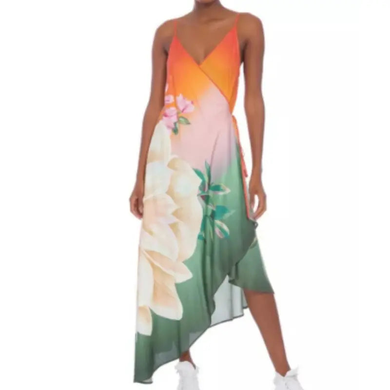 2024 Vintage Floral Print Women's Swimwear Set