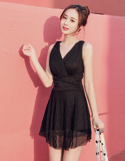 Load image into Gallery viewer, One-Piece Skirted Swimwear and Swim Suits
