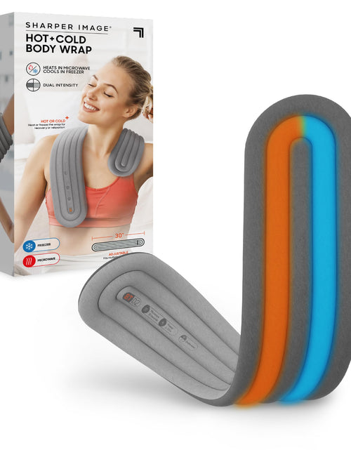 Cargar imagen en el visor de la galería, Sharper Image Compression Wrap with Removable Hot &amp; Cold Gel Pack Easy Adjust Straps Multi-Area Design for Use on Elbows Knees Back Stomach &amp; More Enhanced Pain Relief &amp; Recovery Post-Workout
