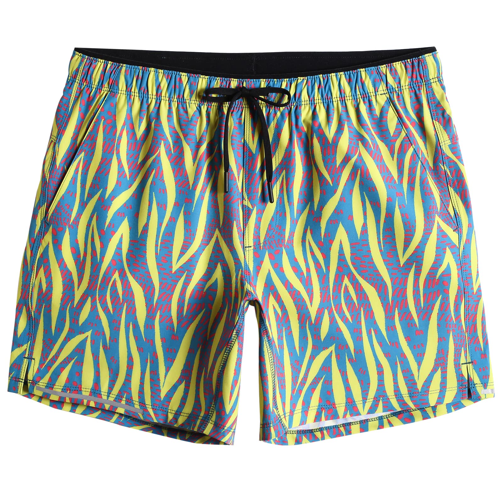 maamgic Mens Running Shorts Workout 6" Marathon Lightweight Quick Dry Gym Shorts with Zip Pocket